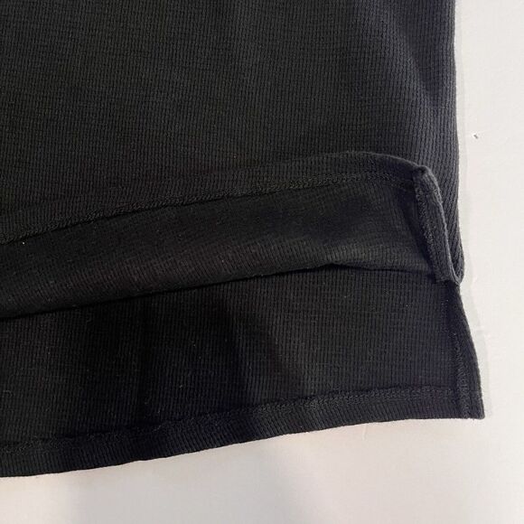 Quacker Factory Rhinestone Pumpkin Black Waffle Knit Long Sleeve Tee Size 3X - Picture 5 of 12